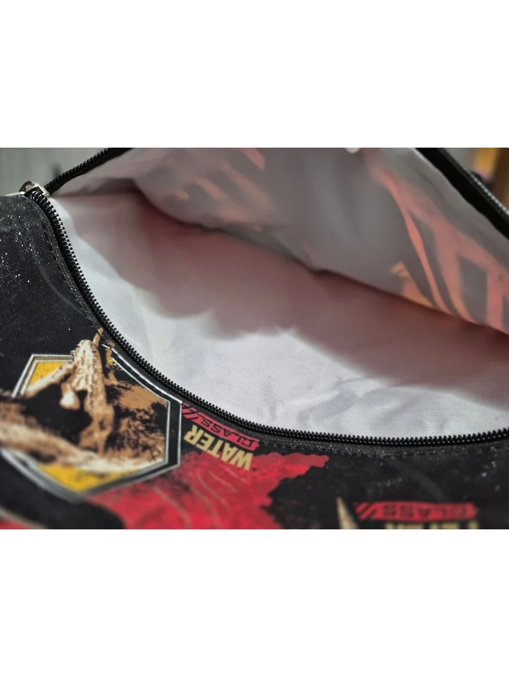 Jurassic World Kids Backpack Red Black Dinosaur School Bag